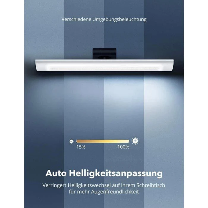 TaoTronics Schreibtischlampe TT-DL092 LED, Standfuß, Dimmbar, USB, Lichtsensor 7 TaoTronics Schreibtischlampe TT-DL092 LED, Standfuß, Dimmbar, USB, Lichtsensor – Bild 5