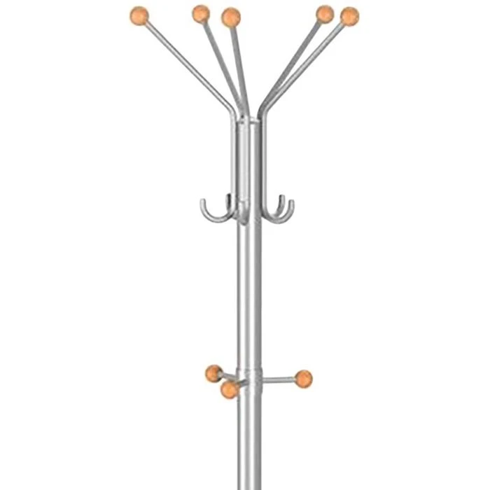 Kerkmann Garderobenständer TK2, 6068, Mit 10 Haken, Metall, Silber 5 Kerkmann Garderobenständer TK2, 6068, Mit 10 Haken, Metall, Silber – Bild 3