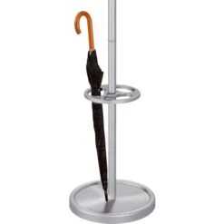 Kerkmann Garderobenständer Public, 6796, Mit 18 Haken, Metall, Alusilber -Maul Shop a4f50740a8ed95846d94f8f1ffaa7b1214effd48 garderobenstaender kerkmann public 6796