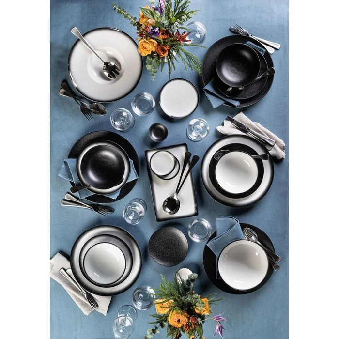 Maxwell & Williams Maxwell&Williams Müslischale Caviar Black AX0079, Premium-Keramik, Schwarz, 15,5cm, Set, 4 Stück 6 Maxwell & Williams Maxwell&Williams Müslischale Caviar Black AX0079, Premium-Keramik, Schwarz, 15,5cm, Set, 4 Stück – Bild 4