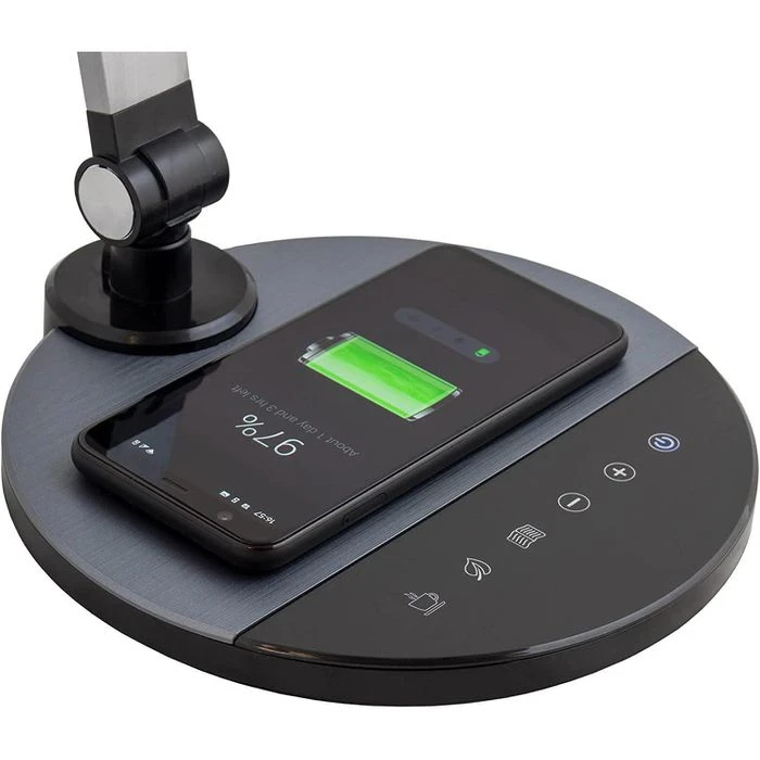 FeinTech Schreibtischlampe LTL00620 LED, Dimmbar, Qi-Ladegerät, Standfuß 8 FeinTech Schreibtischlampe LTL00620 LED, Dimmbar, Qi-Ladegerät, Standfuß – Bild 6