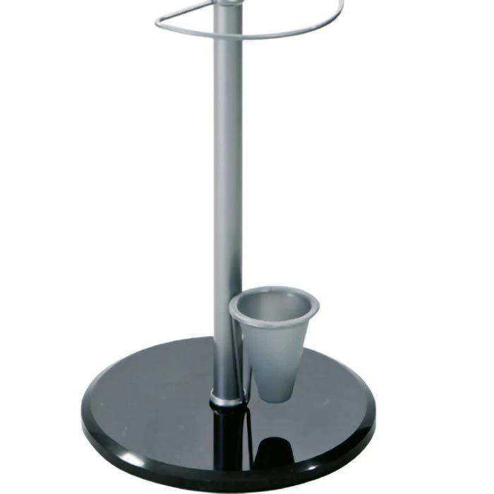 Alco Garderobenständer 2805, Mit 3 Haken Und 6 Kleiderbügeln, Metall, Silber 4 Alco Garderobenständer 2805, Mit 3 Haken Und 6 Kleiderbügeln, Metall, Silber – Bild 2