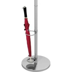 Kerkmann Garderobenständer Stilo, 6903, Mit 2 X 5 Haken, Metall, Alusilber -Maul Shop b124ff77838fc2dc8b64e590dfe8d8f510f59d05 garderobenstaender kerkmann stilo 6903