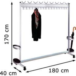 Kerkmann Garderobenständer Multiline, 6758, Mit Rollen, Metall, Silber 11 Kerkmann Garderobenständer Multiline, 6758, Mit Rollen, Metall, Silber -Maul Shop b45808a3550b959ba7393e0db74443d0e404f272 garderobenstaender kerkmann multiline 6758