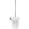 Tesa WC-Bürste Deluxxe, Weiß / Chrom, Bürstenhalter Aus Glas, Zur Wandmontage -Maul Shop b4f8f0aca99bdd0bd4f0352d88172493794708fc wc buerste tesa deluxxe weiss chrom