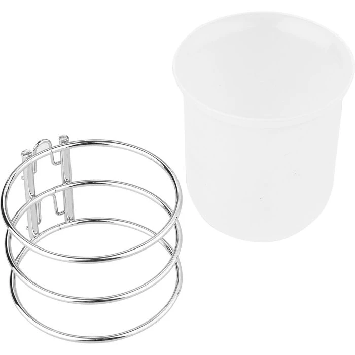 Wenko WC-Bürste Turbo-Loc, Weiß, Bürstenhalter Aus Glas, Zur Wandmontage 5 Wenko WC-Bürste Turbo-Loc, Weiß, Bürstenhalter Aus Glas, Zur Wandmontage – Bild 4