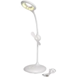 Böttcher-AG Schreibtischlampe LED, Dimmbar, Standfuß, USB, Mit Akku, Ventilator -Maul Shop b67d07d9335fe9e22aed26bf731ae1ba9e44a7aa schreibtischlampe boettcher ag led