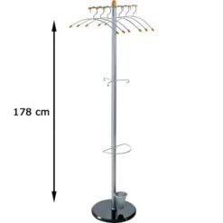 Alco Garderobenständer 2805, Mit 3 Haken Und 6 Kleiderbügeln, Metall, Silber 9 Alco Garderobenständer 2805, Mit 3 Haken Und 6 Kleiderbügeln, Metall, Silber -Maul Shop b8a590e57c5b26d5e6e06433107bfbebcf22eede garderobenstaender alco 2805