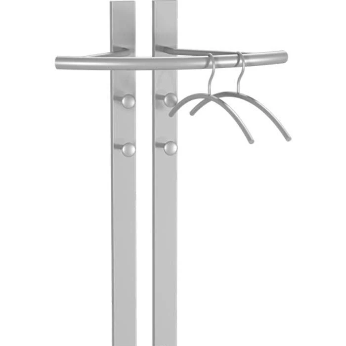 Kerkmann Garderobenständer G8, 6222, Mit 4 Haken, Metall, Alusilber 5 Kerkmann Garderobenständer G8, 6222, Mit 4 Haken, Metall, Alusilber – Bild 3