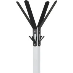 Haku-Möbel Garderobenständer 13363, Mit 12 Haken, Metall, Weiß / Schwarz 9 Haku-Möbel Garderobenständer 13363, Mit 12 Haken, Metall, Weiß / Schwarz -Maul Shop be43ec514fab411f339134d2789fbdfda5052e31 garderobenstaender haku moebel 13363