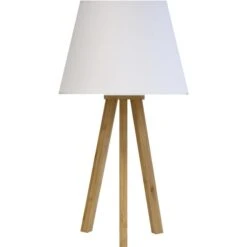 Unilux Schreibtischlampe Katy LED, Holz, Mit Standfuß