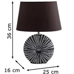 Schreibtischlampe BRUBAKER Braun, Keramik-Standfuß, 2 Stück 9 Schreibtischlampe BRUBAKER Braun, Keramik-Standfuß, 2 Stück -Maul Shop c078bf9a0a3d78eb4ebb2a7d93affd4ade0a02b0 schreibtischlampe brubaker