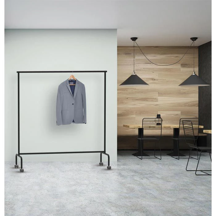 Maul Garderobenständer MAULlimbo, 94211, Mit Rollen, Metall, Schwarz 7 Maul Garderobenständer MAULlimbo, 94211, Mit Rollen, Metall, Schwarz – Bild 5