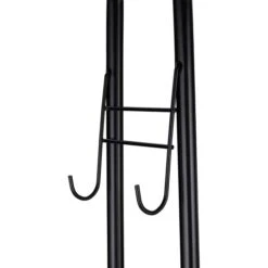 Relaxdays Garderobenständer 10027470, Mit Rollen, 2 Ablagen & 4 Haken, Metall, Schwarz -Maul Shop c20ee625da2f546da44010d43256a0e8bca3a9da garderobenstaender relaxdays 10027470