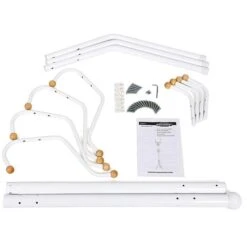 Songmics Garderobenständer RCR19W, Mit 12 Haken, Metall, Weiß -Maul Shop c2f1c01d042602dc88efe1a65b4aa268490c6927 garderobenstaender songmics rcr19w