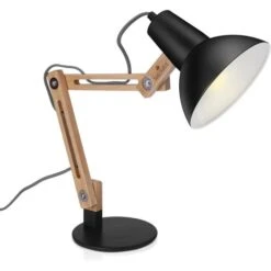 Navaris Schreibtischlampe E27, Tischklemme, Holz 12 Navaris Schreibtischlampe E27, Tischklemme, Holz -Maul Shop c877ccb9096e7d79c2cb090633791927efb13bae schreibtischlampe navaris e27