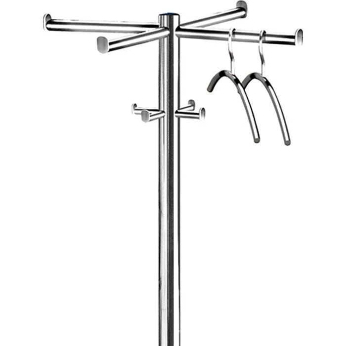 Kerkmann Garderobenständer Roma, 6229, Mit 8 Haken, Metall, Silber 5 Kerkmann Garderobenständer Roma, 6229, Mit 8 Haken, Metall, Silber – Bild 3