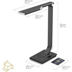 TaoTronics Schreibtischlampe TT-DL16 LED, Dimmbar, Anthrazit, Nachtlicht, Mit Standfuß 8 TaoTronics Schreibtischlampe TT-DL16 LED, Dimmbar, Anthrazit, Nachtlicht, Mit Standfuß -Maul Shop cc6f4b0ef9293b98e7bed7f717221c0221748323 schreibtischlampe taotronics tt dl16 led