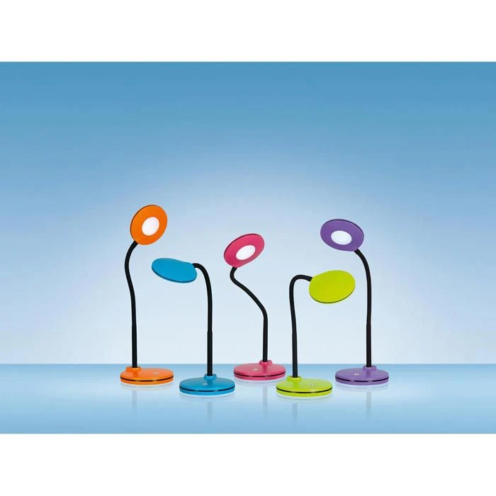 Hansa Schreibtischlampe LED Splash, Dimmbar, Himbeer, Standfuß 4 Hansa Schreibtischlampe LED Splash, Dimmbar, Himbeer, Standfuß – Bild 2