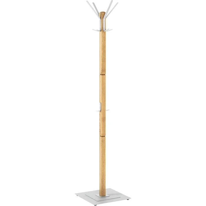 Haku-Möbel Garderobenständer 19386, Mit 10 Haken, Massivholz, Eiche 3 Haku-Möbel Garderobenständer 19386, Mit 10 Haken, Massivholz, Eiche