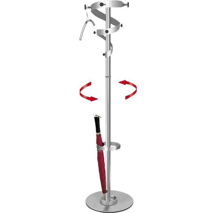 Kerkmann Garderobenständer Ohio, 6051, Mit 9 Haken, Metall, Alusilber 3 Kerkmann Garderobenständer Ohio, 6051, Mit 9 Haken, Metall, Alusilber