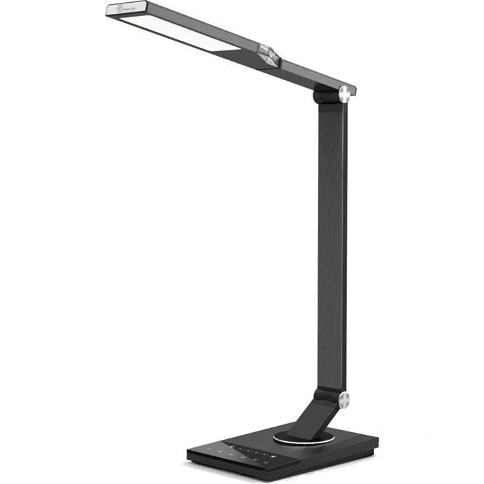 TaoTronics Schreibtischlampe TT-DL16 LED, Dimmbar, Anthrazit, Nachtlicht, Mit Standfuß 3 TaoTronics Schreibtischlampe TT-DL16 LED, Dimmbar, Anthrazit, Nachtlicht, Mit Standfuß