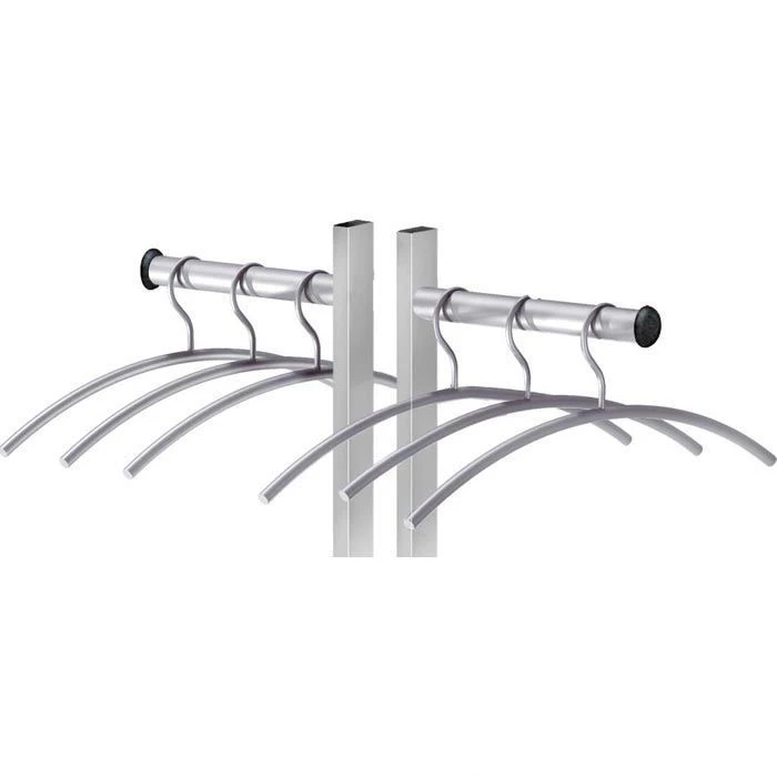 Kerkmann Garderobenständer Master, 6067, Mit 6 Kleiderbügeln, Metall, Alusilber 4 Kerkmann Garderobenständer Master, 6067, Mit 6 Kleiderbügeln, Metall, Alusilber – Bild 2