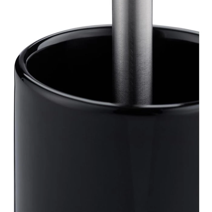 Relaxdays WC-Bürste Schwarz, Bürstenhalter Aus Keramik 7 Relaxdays WC-Bürste Schwarz, Bürstenhalter Aus Keramik – Bild 5