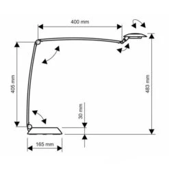 Maul Schreibtischlampe Maulspace LED, Dimmbar, Silber, Mit Standfuß -Maul Shop da3ae70c58adf4333e9186ba088ac0759b7db1a6 schreibtischlampe maul maulspace led