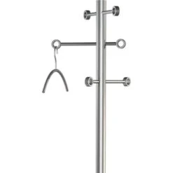 Kerkmann Garderobenständer Easy, 6114, Mit 6 Haken, Edelstahl, Silber -Maul Shop dada32bb1ccd4a522ccd75a2ed8ec932acdd1da0 garderobenstaender kerkmann easy 6114