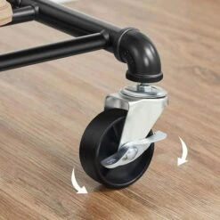 Songmics Garderobenständer HSR62BK, Bis 110 Kg, Mit Rollen, Metall, Schwarz -Maul Shop ddc99864c3e4cb70faf31a3aee7956c4d2040bcd garderobenstaender songmics hsr62bk bis 110 kg