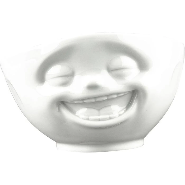 FIFTYEIGHT Müslischale Lachend, Porzellan, Weiß, 16,6cm 3 FIFTYEIGHT Müslischale Lachend, Porzellan, Weiß, 16,6cm