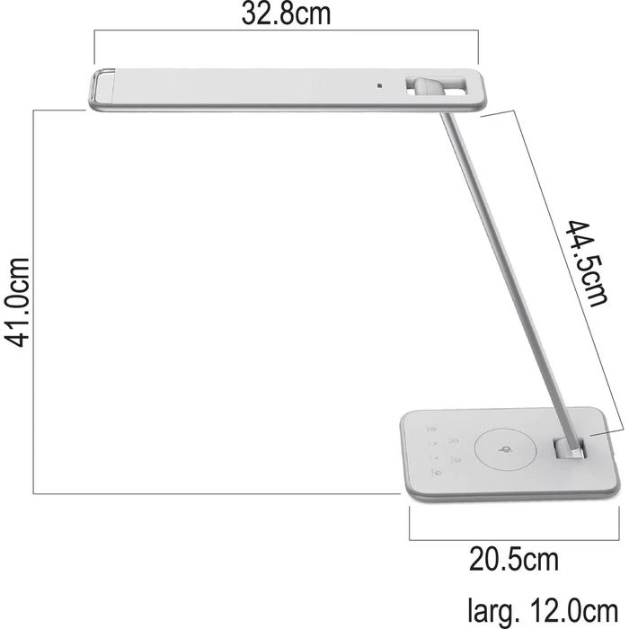 Unilux Schreibtischlampe Jazz LED, Dimmbar, USBm, QI-Ladegerät, Mit Standfuß 7 Unilux Schreibtischlampe Jazz LED, Dimmbar, USBm, QI-Ladegerät, Mit Standfuß – Bild 5