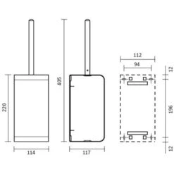 CWS WC-Bürste ObjectLine C707903, Schwarz, Bürstenhalter Aus Edelstahl, Zur Wandmontage 7 CWS WC-Bürste ObjectLine C707903, Schwarz, Bürstenhalter Aus Edelstahl, Zur Wandmontage -Maul Shop e545ead839f365f070cd61ab5f6f25c8ebf3e3d7 wc buerste cws objectline c707903 schwarz