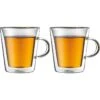 Bodum Kaffeegläser Canteen 10325-10, Doppelwandig, Mit Henkel, 200ml, 2 Stück -Maul Shop e579c399795b227e3a010a1f65367fccdd3cddee kaffeeglaeser bodum canteen 10325 10