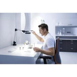 Waldmann Schreibtischlampe Taneo STZL 36 R LED, Dimmbar, Aluminium, 2-Arm -Maul Shop eab3f90993a9c9fc05907995cd092f984c771420 schreibtischlampe waldmann taneo stzl 36 r led