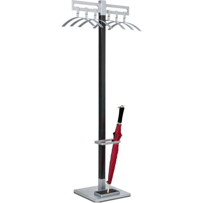 Kerkmann Garderobenständer Montana, 6550, Metall, Schwarz/silber 3 Kerkmann Garderobenständer Montana, 6550, Metall, Schwarz/silber