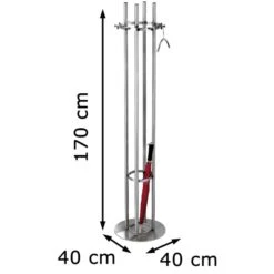 Kerkmann Garderobenständer Aristo, 6045, Mit 12 Haken, Edelstahl, Silber 11 Kerkmann Garderobenständer Aristo, 6045, Mit 12 Haken, Edelstahl, Silber -Maul Shop ee9c59614b6b3ace8f4dfe459ab73e94442391a0 garderobenstaender kerkmann aristo 6045