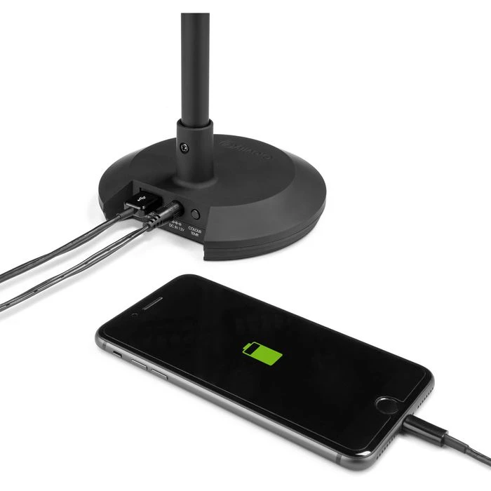 Gravity Schreibtischlampe PLT 2B LED, Dimmbar, USB, Standfuß, Schwarz 5 Gravity Schreibtischlampe PLT 2B LED, Dimmbar, USB, Standfuß, Schwarz – Bild 3