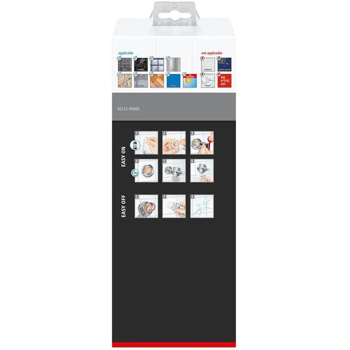 Tesa WC-Bürste Ekkro, Weiß, Bürstenhalter Aus Glas, Zur Wandmontage 6 Tesa WC-Bürste Ekkro, Weiß, Bürstenhalter Aus Glas, Zur Wandmontage – Bild 4