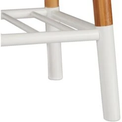 Relaxdays Garderobenständer 10027500, Mit Ablage & 5 Haken, Bambus, Natur / Weiß -Maul Shop fc24197df3407d911107594f34c989640f4a0691 garderobenstaender relaxdays 10027500