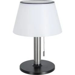 Paulmann Schreibtischlampe Lillesol LED, IP44, Dimmbar, Mit Standfuß, Mit Akku, Solar