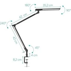 Navaris Schreibtischlampe LED, Tischklemme, Dimmbar, Schwarz 15 Navaris Schreibtischlampe LED, Tischklemme, Dimmbar, Schwarz -Maul Shop ffd8bc3c7b9e17ff6709cb9631e34afcb6e7be29 schreibtischlampe navaris led